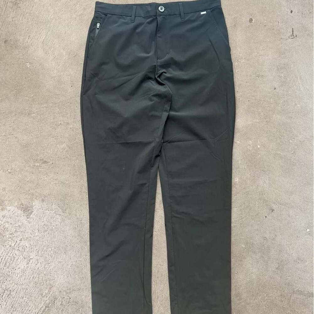 Vuori Meta Pant Black Performance Stretch Tech Travel Pants 31x30